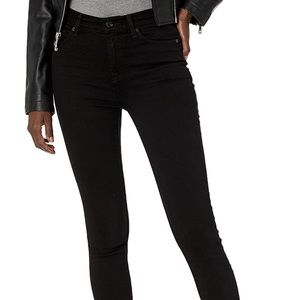 7 for all mankind black Gwenevere Skinny Jean mid ride ankle length women’s 26